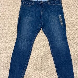 GAP Women's Dark Blue Skinny Jeans